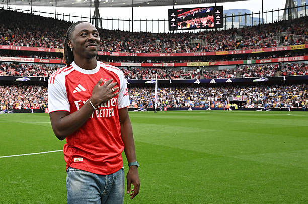 Eberechi Eze unveiled as Arsenal player at the Emirates 