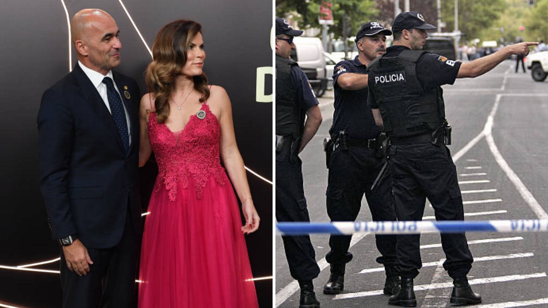 Roberto Martinez and his wife