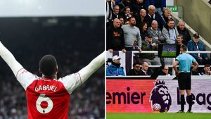 Gabriel and VAR controversy overshadow Newcastle's defeat