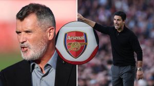 Roy Keane and Mikel Arteta