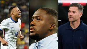 Kylian Mbappe, Ibrahima Konate, and Xabi Alonso.