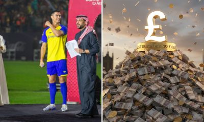 Cristiano Ronaldo becomes first footballer to reach billionaire status.