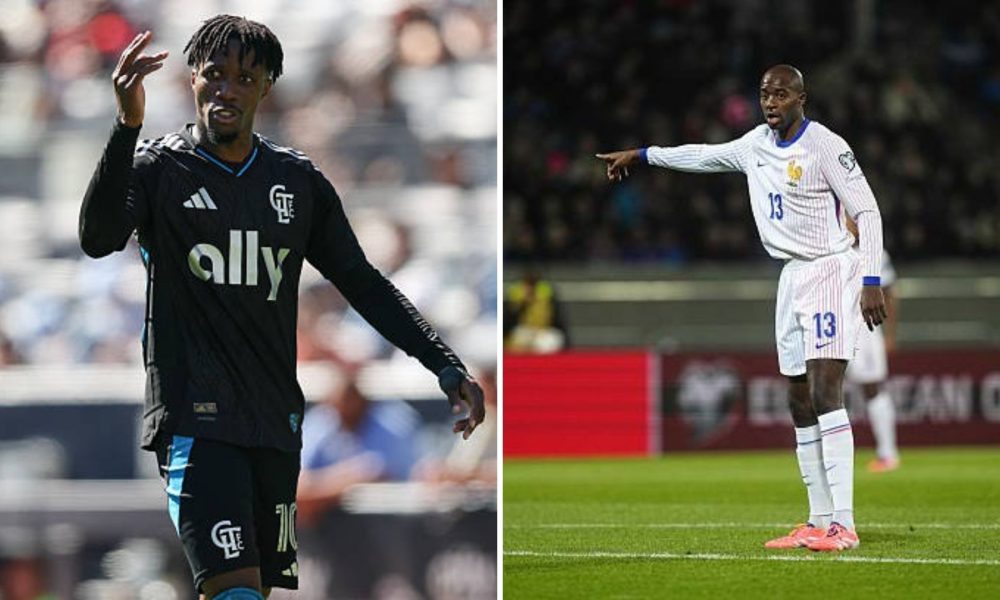 Jean-Philippe Mateta and Wilfried Zaha