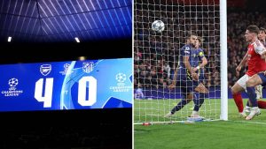 Arsenal win against Atletico Madrid