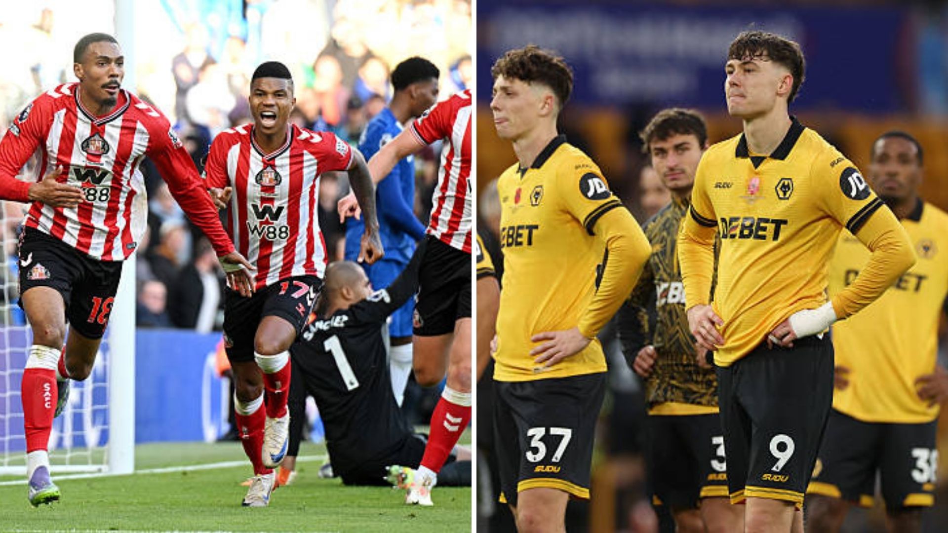 Promoted sides enjoying their time in the Premier League.