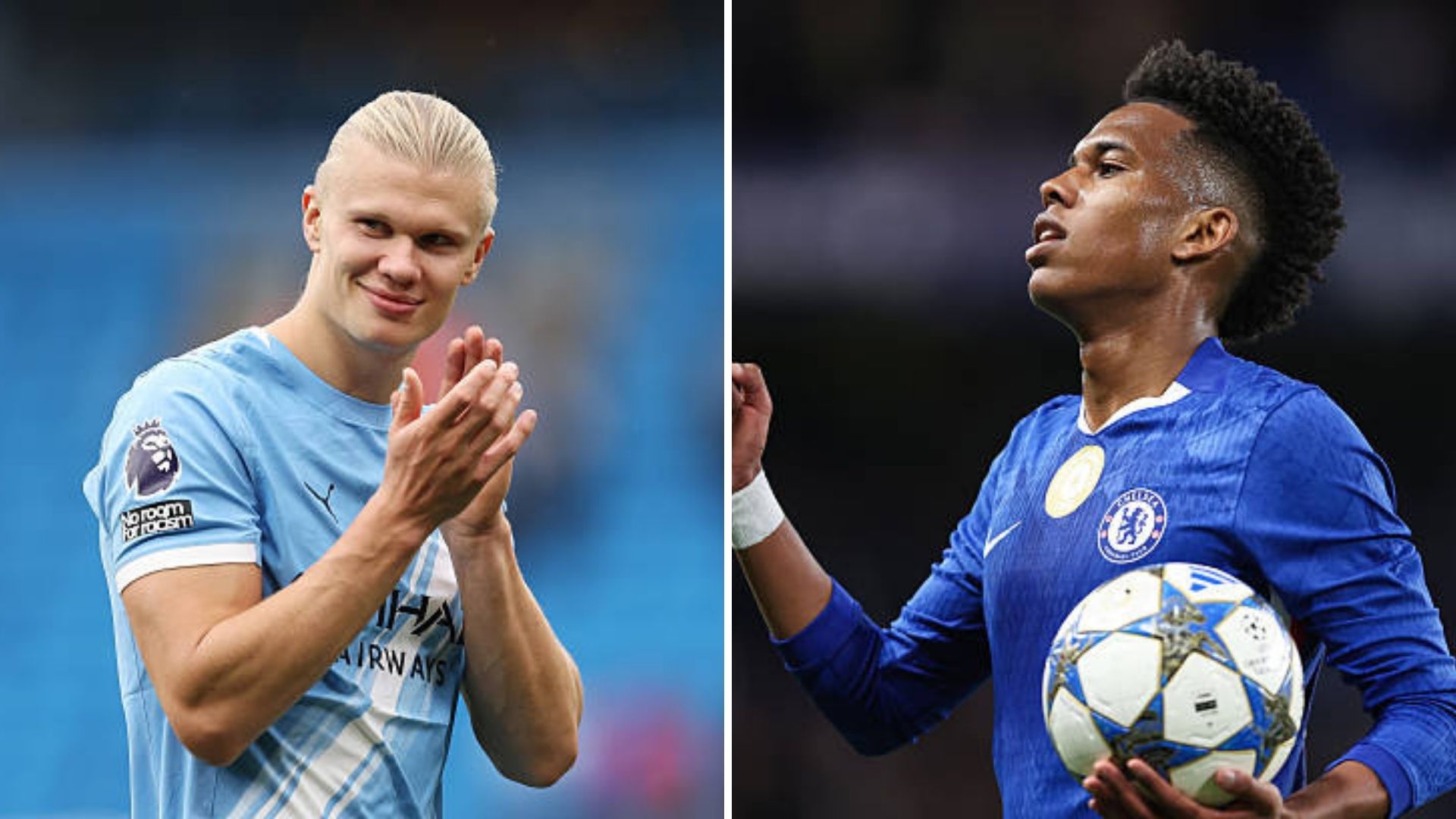 Erling Haaland on Estevao