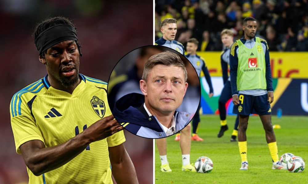 Anthony Elanga, Jon Dahl Tomasson, Alexander Isak and Viktor Gyokeres.