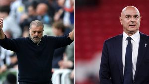 Split image of Ange Postecoglou and Daniel