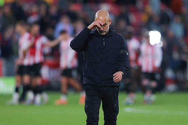 Pep Guardiola of Manchester City