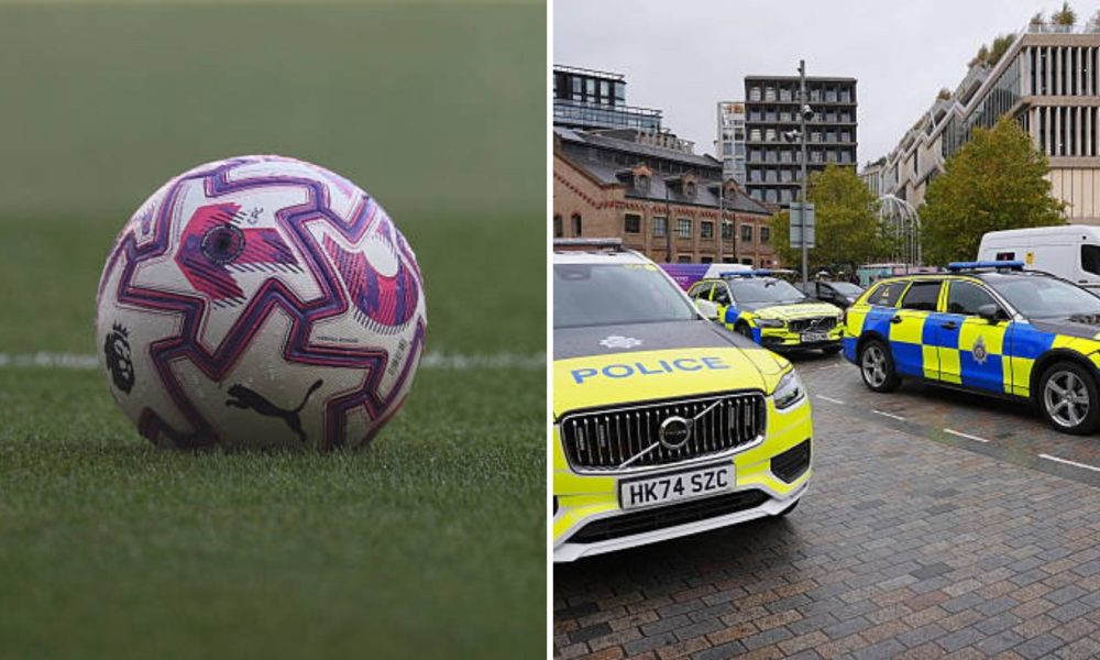 Premier League footballer threatened