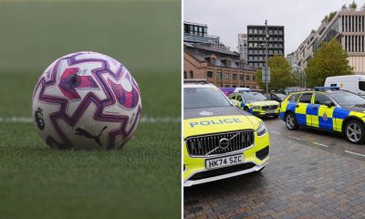 Premier League footballer threatened