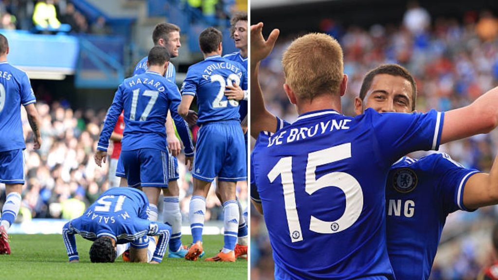 Kevin de Bruyne and Mohamed Salah