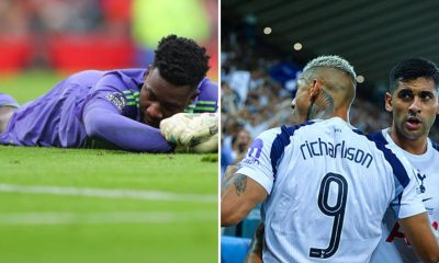 Andre Onana, Richarlison and Cristian Romero