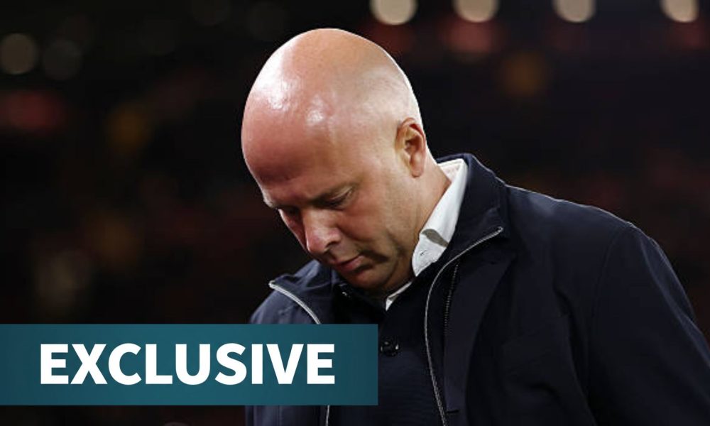 Arne Slot under pressure at Liverpool