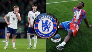 Tino Livramento, Lewis Hall, and Marc Guehi