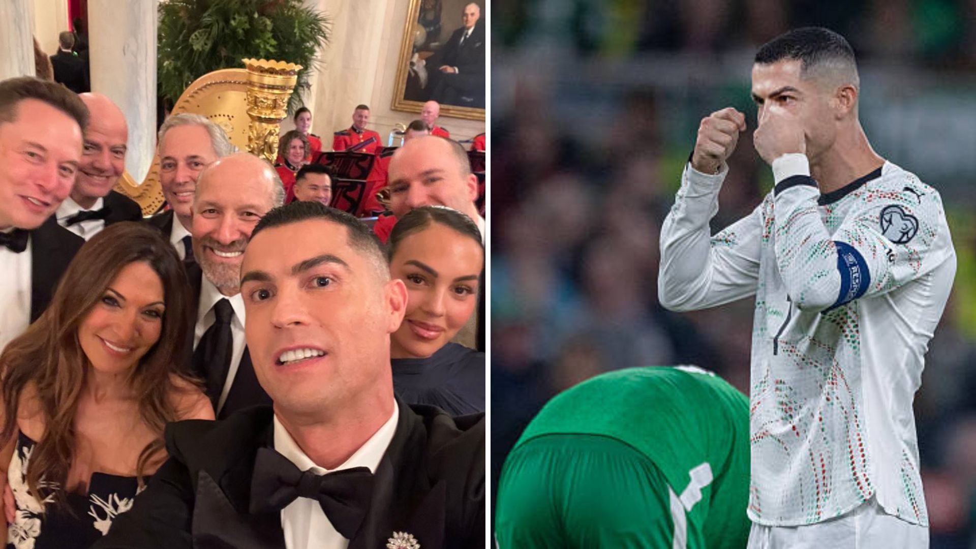 Cristiano Ronaldo at the White House