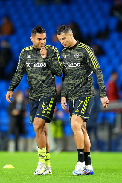 Cristiano Ronaldo with Casemiro