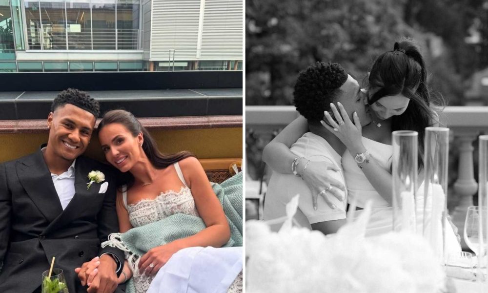 Ollie Watkins and his wife