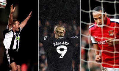 Erling Haaland, Thierry Henry and Alan Shearer