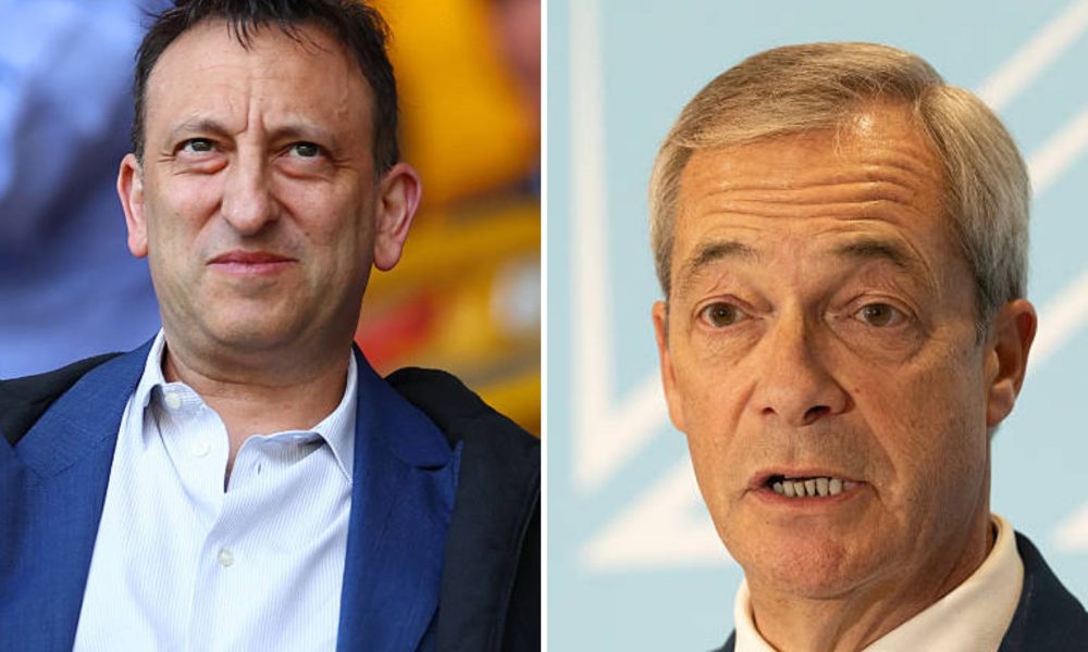 Tony Bloom and Nigel Farage
