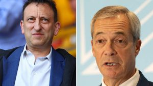 Tony Bloom and Nigel Farage