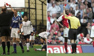 Patrick Vieira and Duncan Ferguson