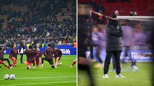 Warm-ups ahead of matches