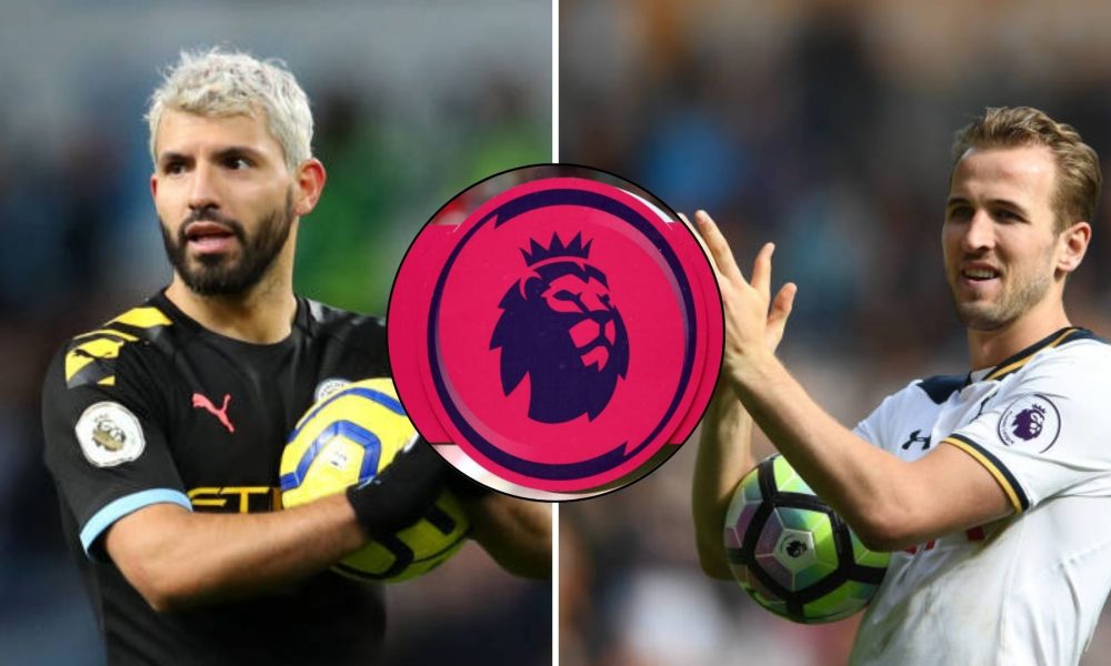 Sergio Aguero and Harry Kane