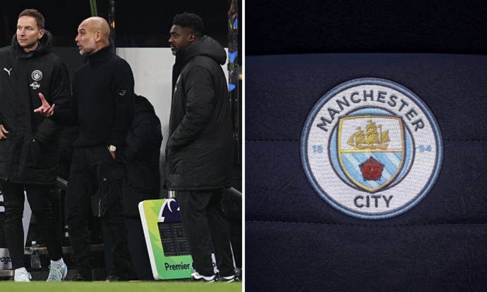 Pep Guardiola and his backroom staff