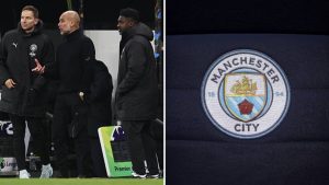 Pep Guardiola and his backroom staff