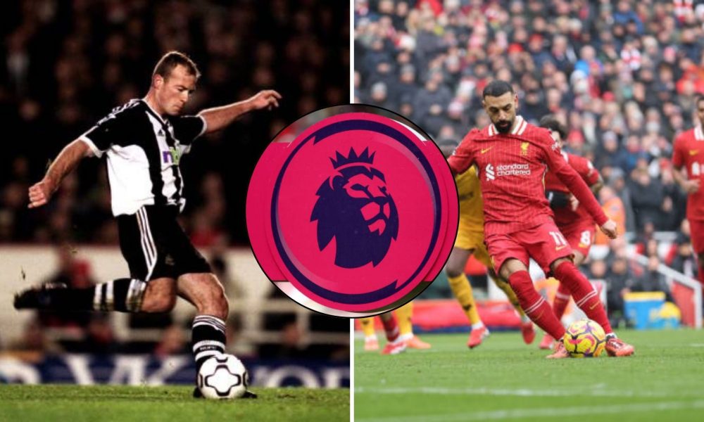 Mohamed Salah and Alan Shearer