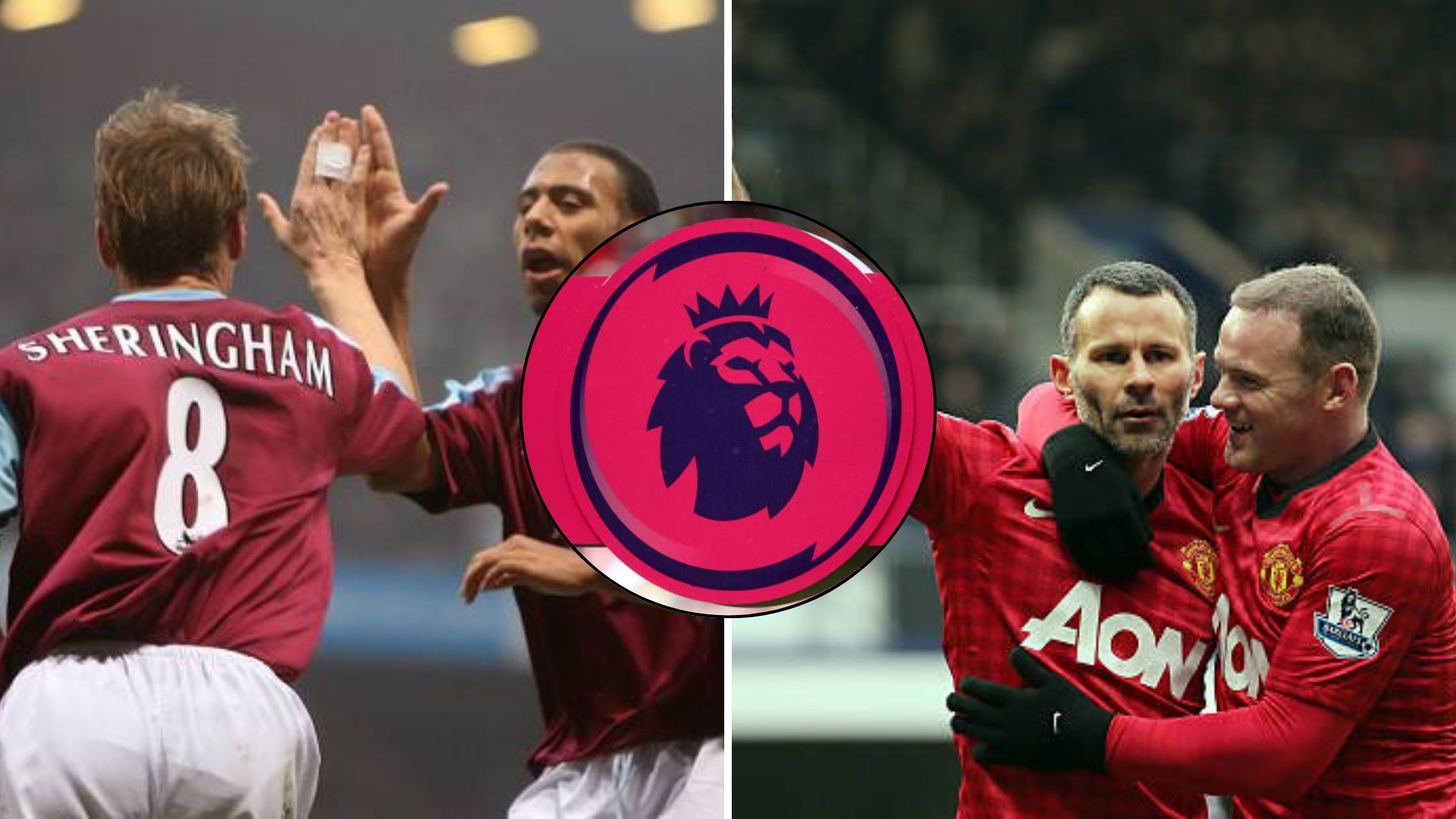 Ryan Giggs and Teddy Sheringham