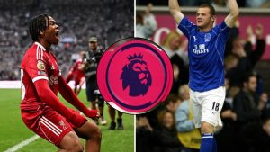 Wayne Rooney and Rio Ngumoha