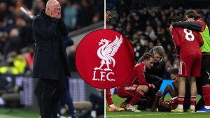 Injury blow for Liverpool