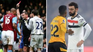 Bruno sent off