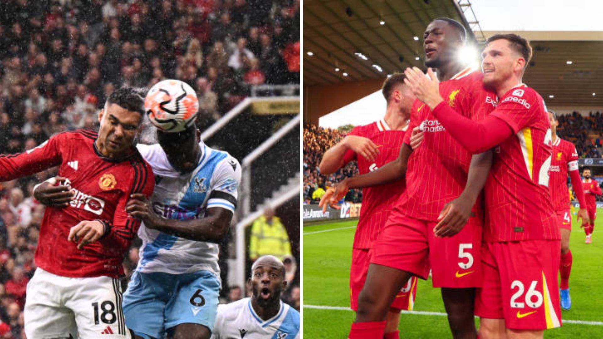 Marc Guehi, Casemiro, Robertson and Konate