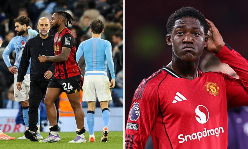 Antoine Semenyo and Kobbie Mainoo