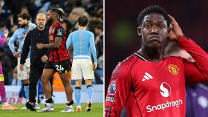 Antoine Semenyo and Kobbie Mainoo