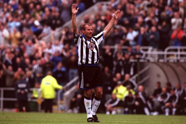 Alan Shearer scores five