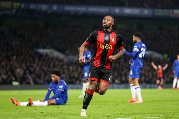 Antoine Semenyo scores v Chelsea