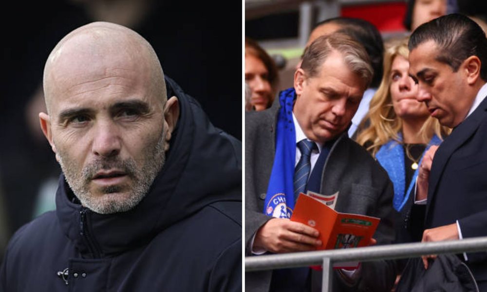 Enzo Maresca, Todd Boehly and Behdad Eghbali