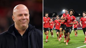 Ifeanyi Ndukwe and Arne Slot