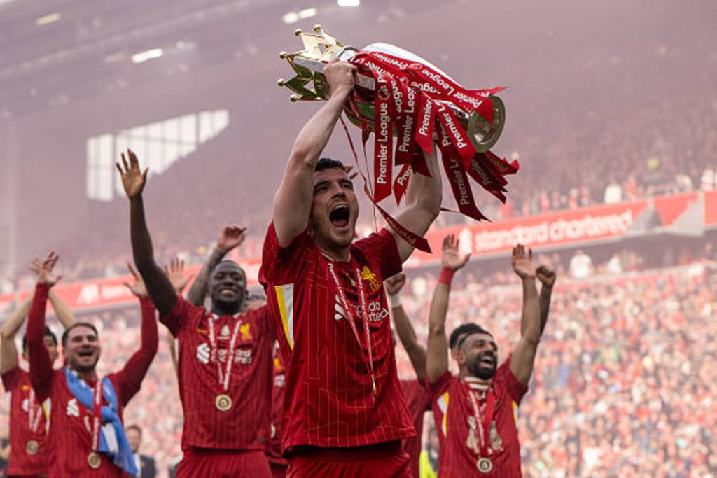 Andrew Robertson at Anfield