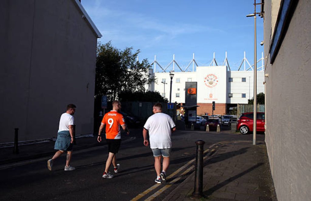 Bloomfield Road in Blackpool