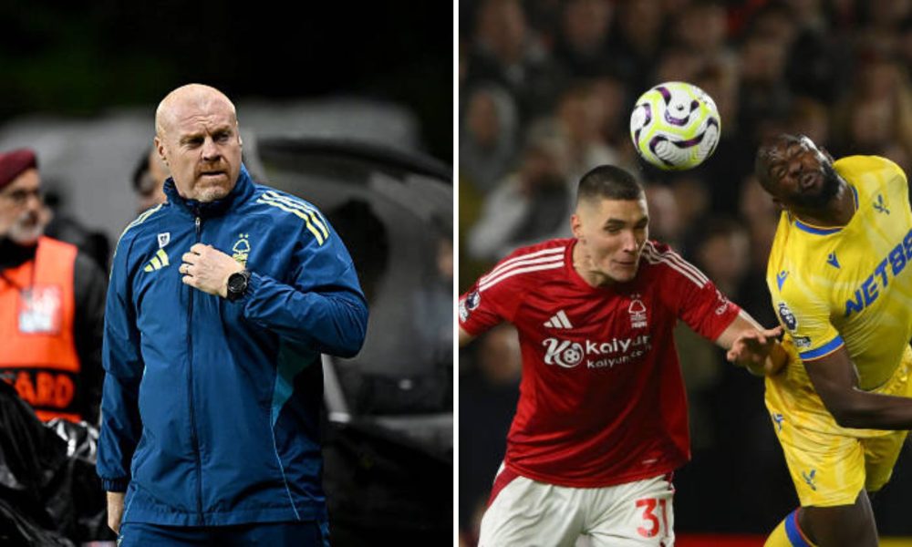 Sean Dyche and Jean-Philippe Mateta