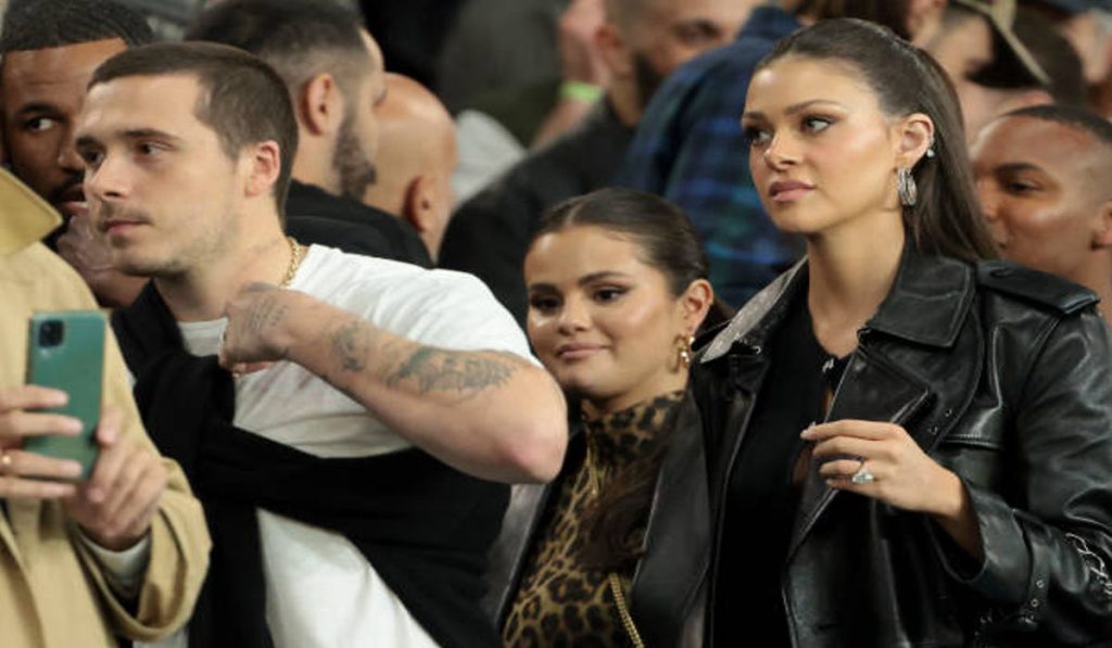 Brooklyn Beckham and Nicola Peltz looking serious amid legal drama with parents.