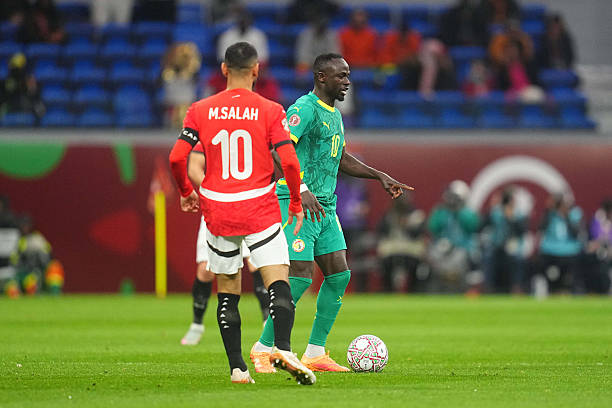 Sadio Mane and Mohamed Salah