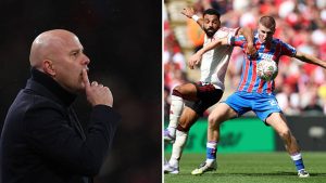 Arne Slot and Adam Wharton