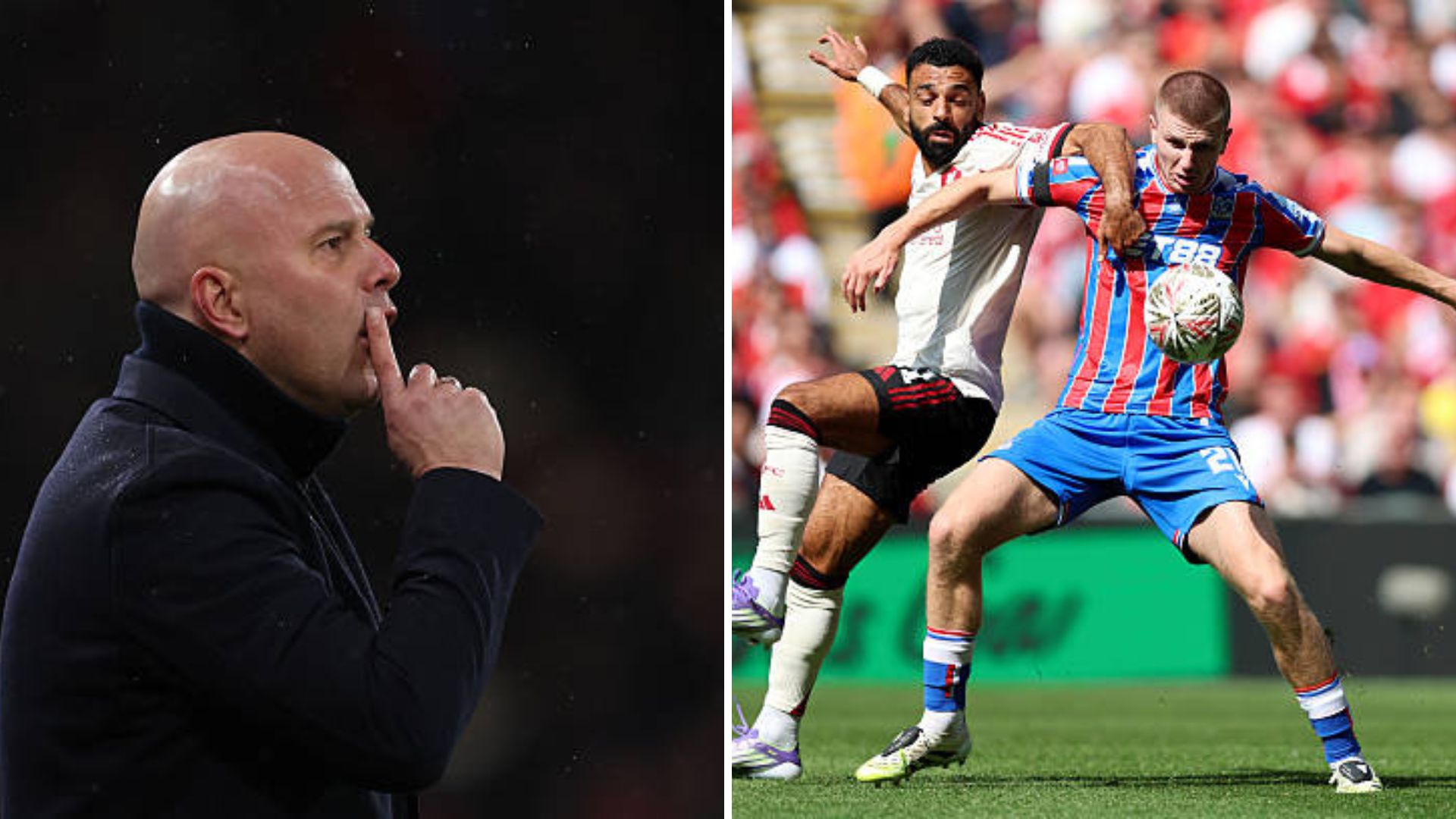 Arne Slot and Adam Wharton