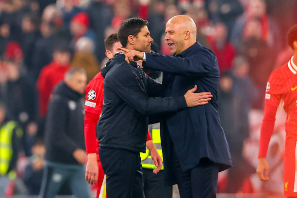 Xabi Alonso and Arne Slot